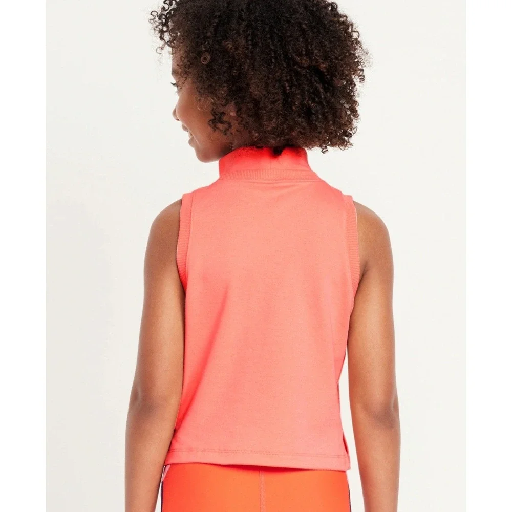 NWT Old Navy Active Sleeveless Mock-Neck Shirt LOT Of 3; Girl Size XL (14-16)